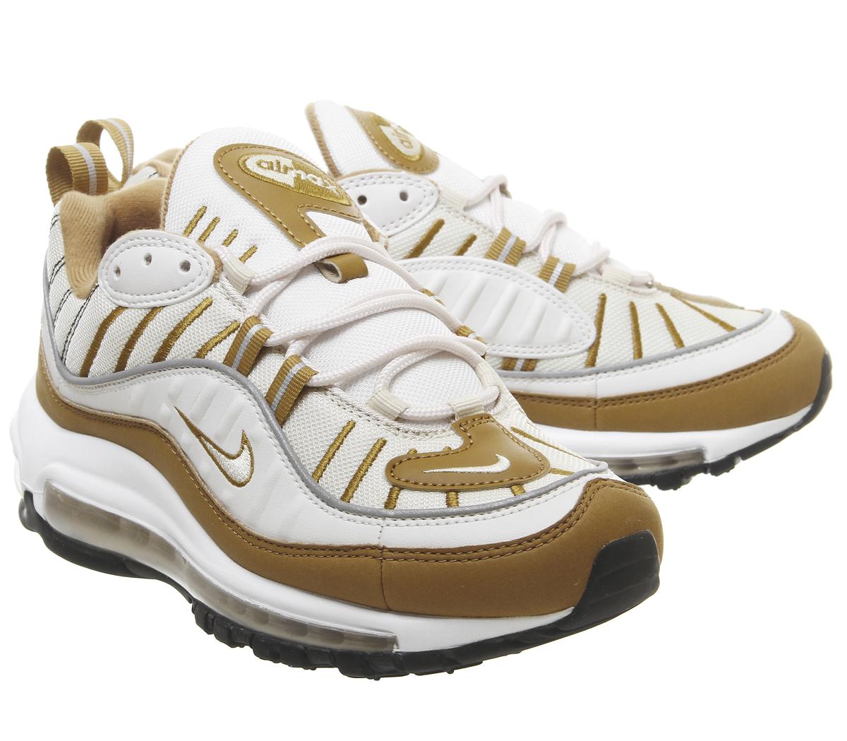 NikeAir Max 98Phantom Beach Wheat Reflect Silver Black