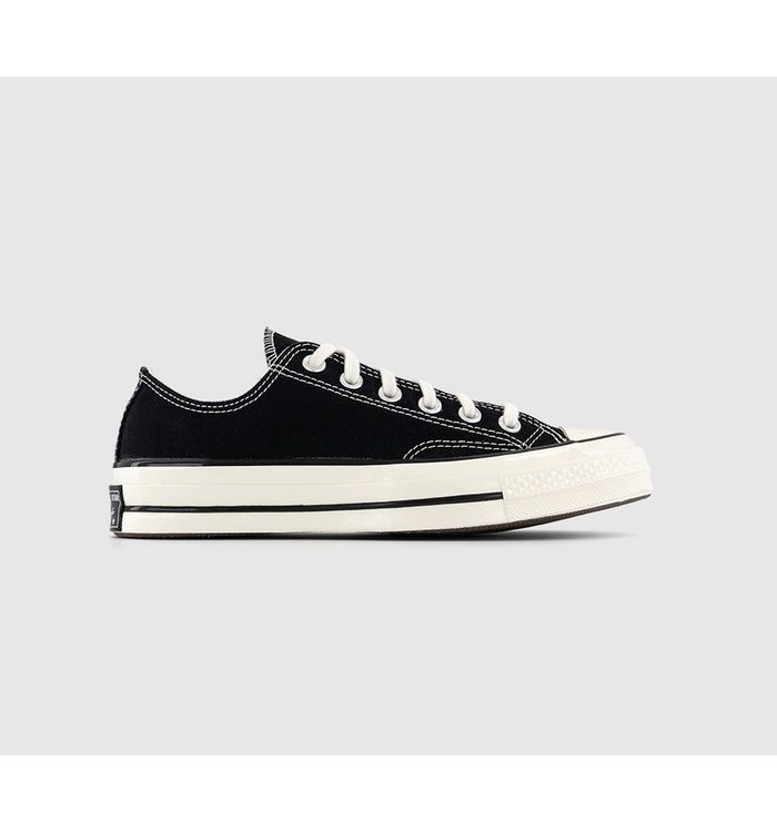 Converse All Star Ox 70s Trainers Black Canvas