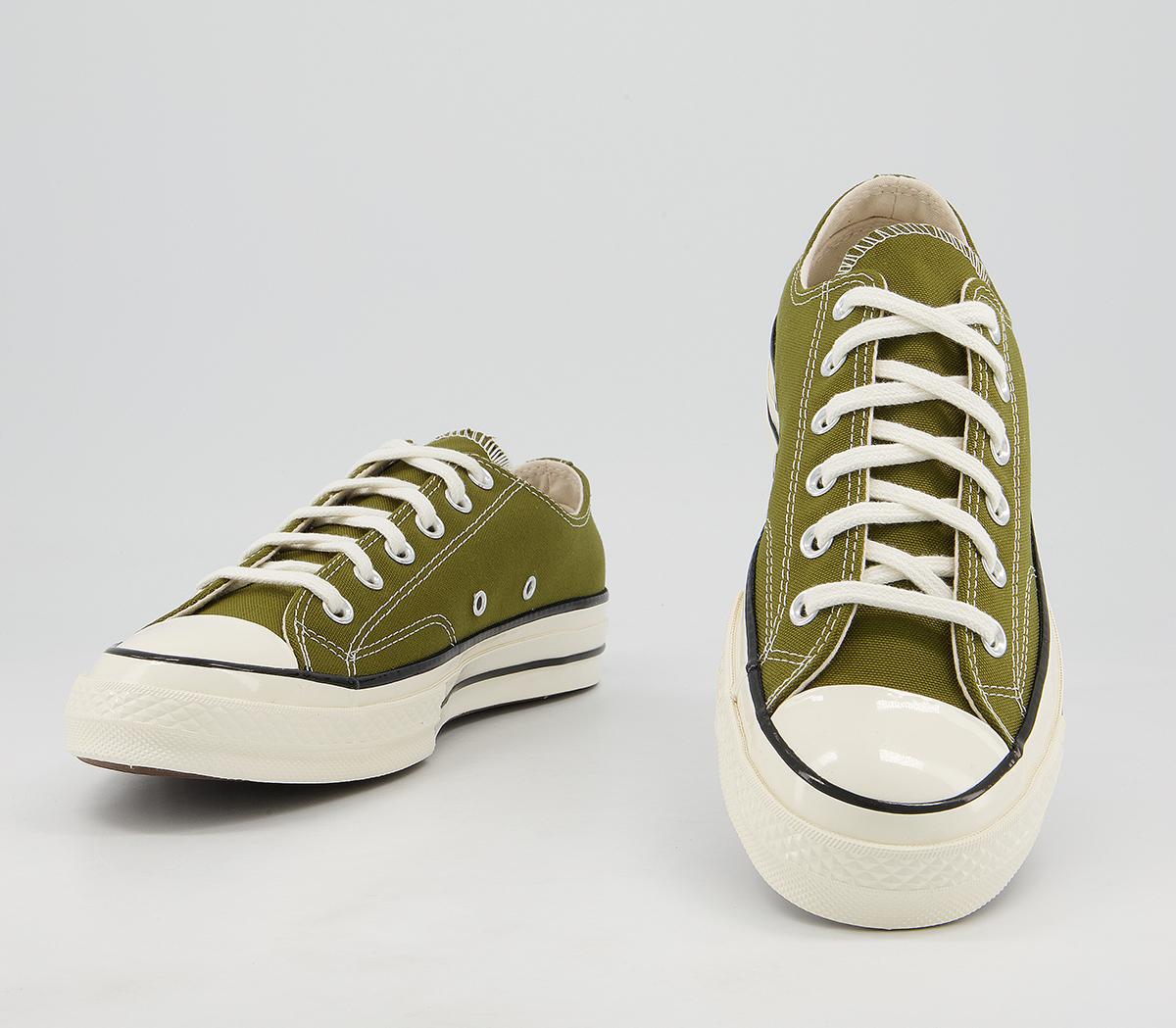Converse All Star Ox 70s Trainers Converse All Star Ox 70s Trainers Dark Moss Egret Black
