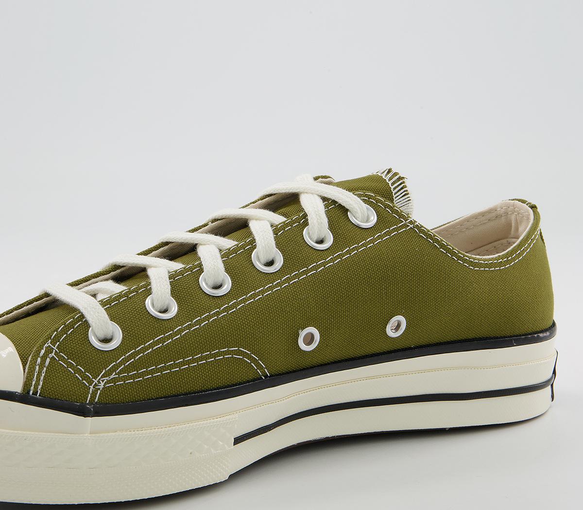 Converse All Star Ox 70s Trainers Converse All Star Ox 70s Trainers Dark Moss Egret Black
