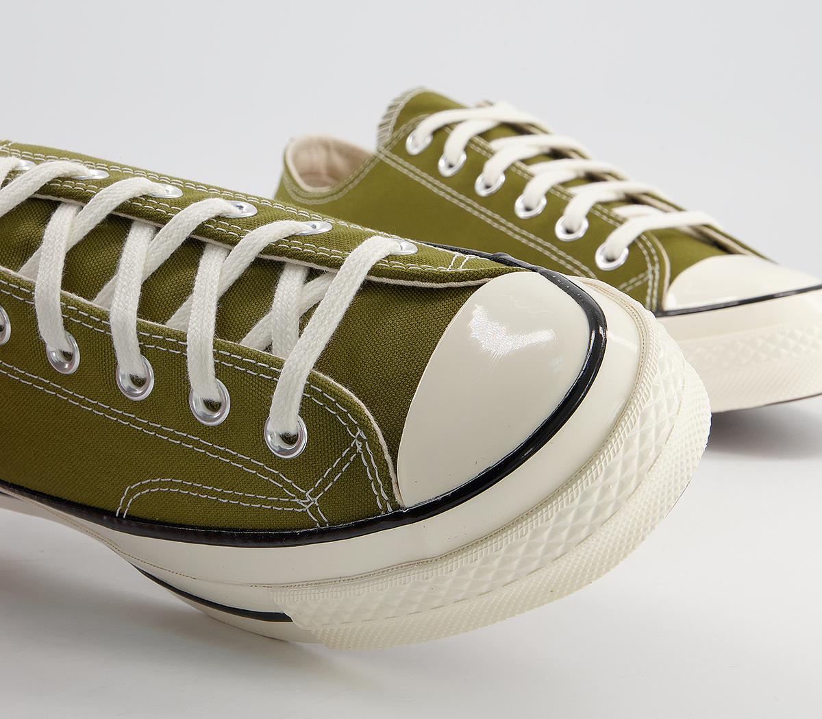 Converse All Star Ox 70s Trainers Converse All Star Ox 70s Trainers Dark Moss Egret Black