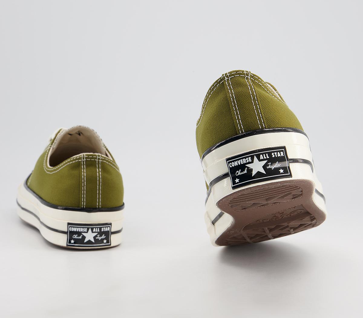 Converse All Star Ox 70s Trainers Converse All Star Ox 70s Trainers Dark Moss Egret Black