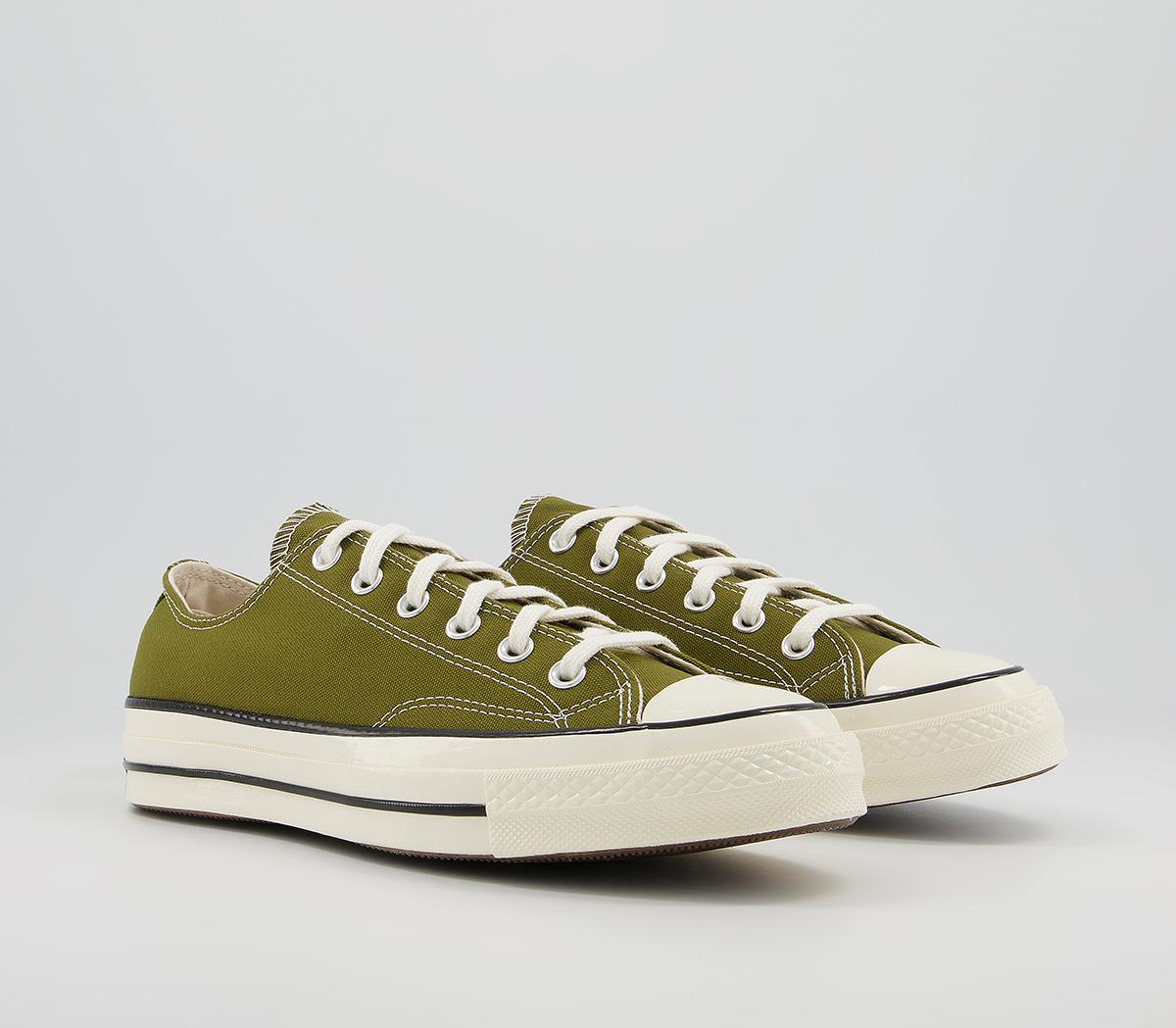 Converse All Star Ox 70s Trainers Converse All Star Ox 70s Trainers Dark Moss Egret Black