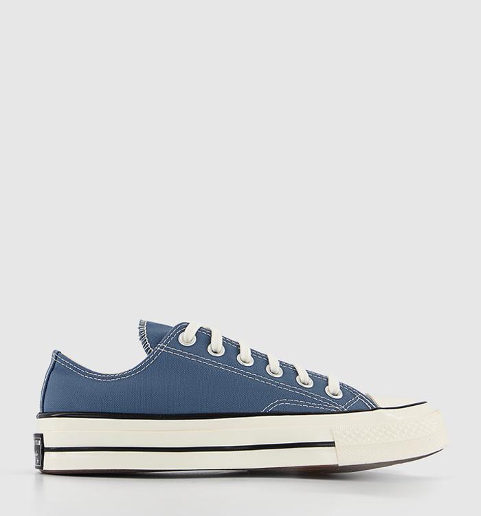 Converse All Star Ox 70s Trainers Deep Waters Egret Black
