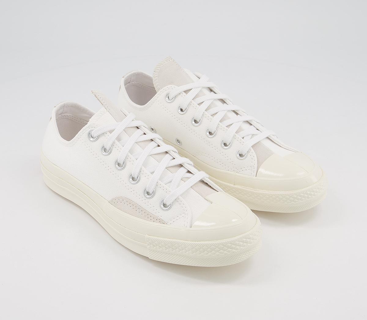 Converse All Star Ox 70s Trainers Converse All Star Ox 70s Trainers White Egret Uni Red Rivalry