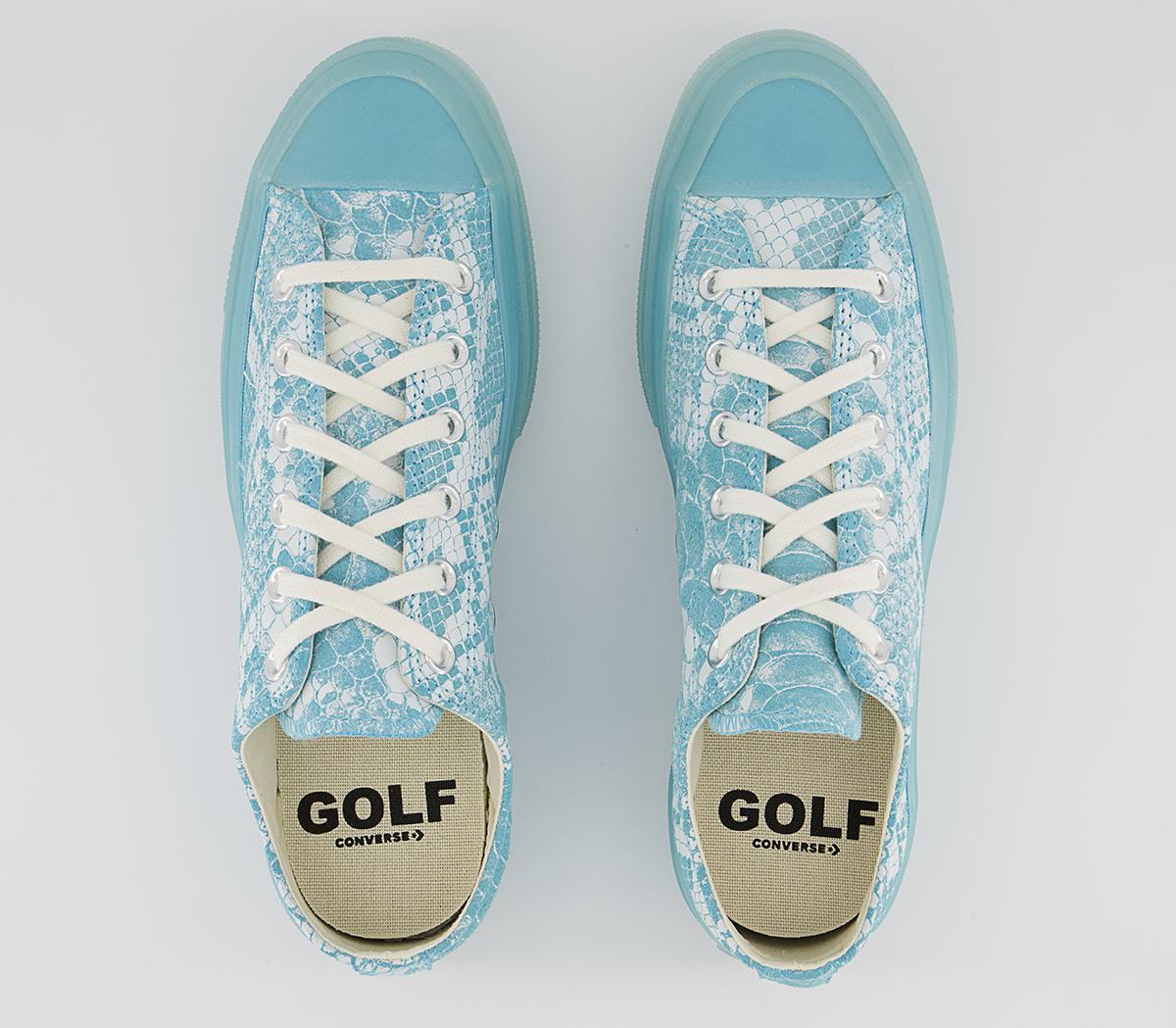 Converse All Star Ox 70s Trainers Converse All Star Ox 70s Trainers Golf Wang Vintage White Blue Topaz