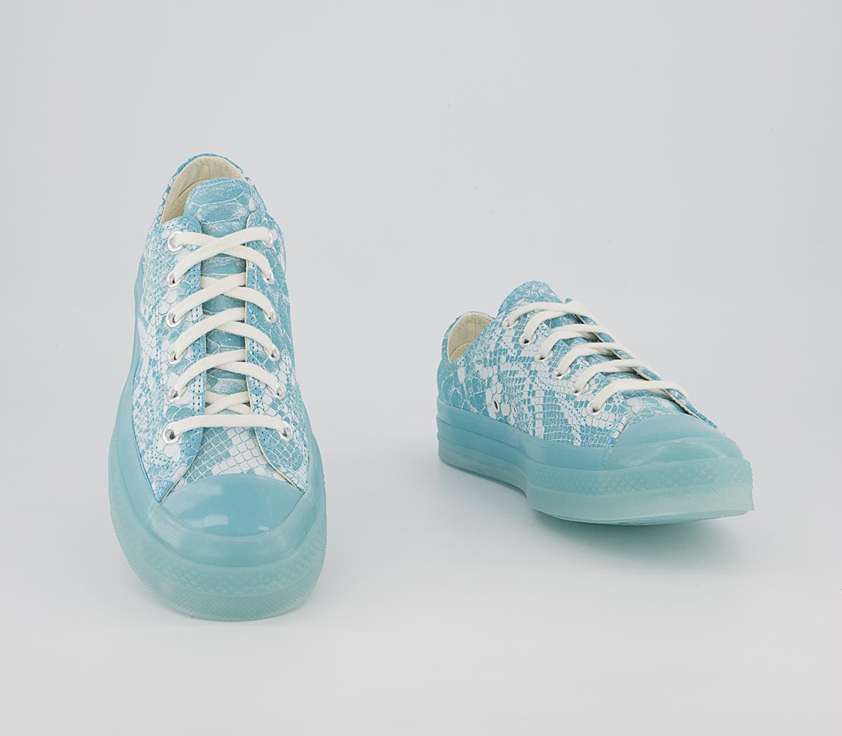 Converse All Star Ox 70s Trainers Converse All Star Ox 70s Trainers Golf Wang Vintage White Blue Topaz