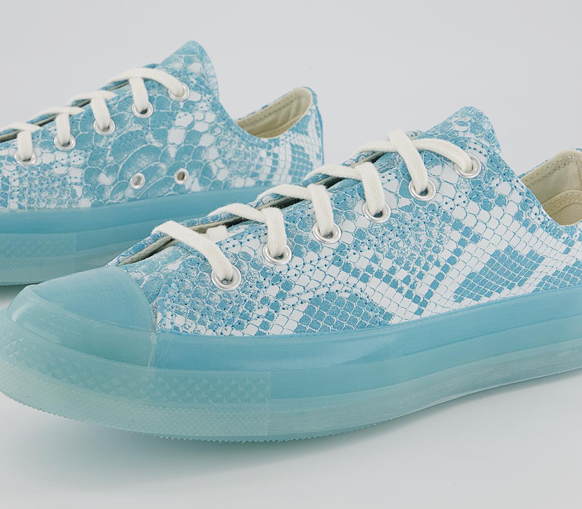 Converse All Star Ox 70s Trainers Converse All Star Ox 70s Trainers Golf Wang Vintage White Blue Topaz