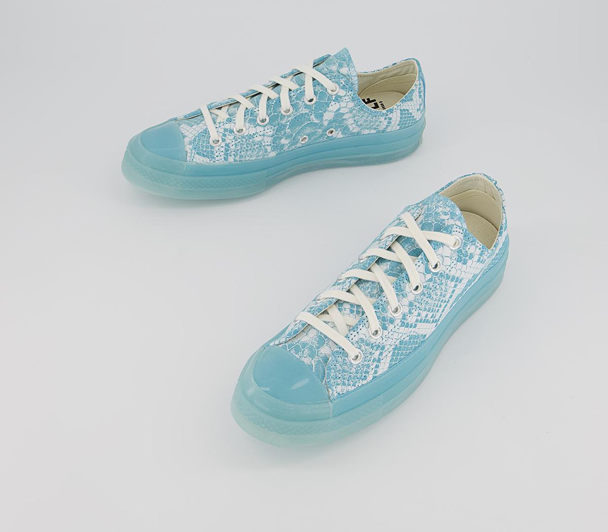 Converse All Star Ox 70s Trainers Converse All Star Ox 70s Trainers Golf Wang Vintage White Blue Topaz