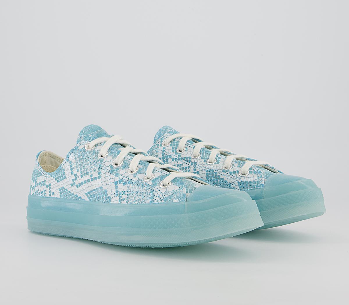 Converse All Star Ox 70s Trainers Converse All Star Ox 70s Trainers Golf Wang Vintage White Blue Topaz