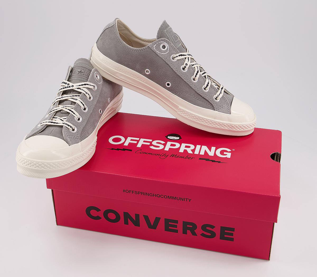 Converse All Star Ox 70s Trainers Converse All Star Ox 70s Trainers Os Neutral Gray Egret