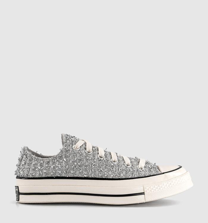 Converse All Star Ox 70 S Trainers Barely Grey Egret Black