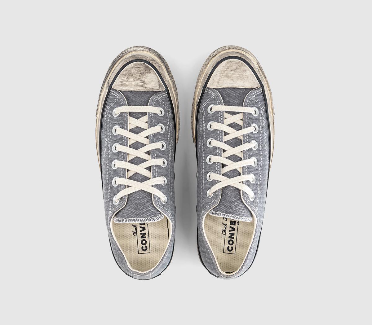 ConverseAll Star Ox 70 S TrainersWashed Classic Grey Egret Black