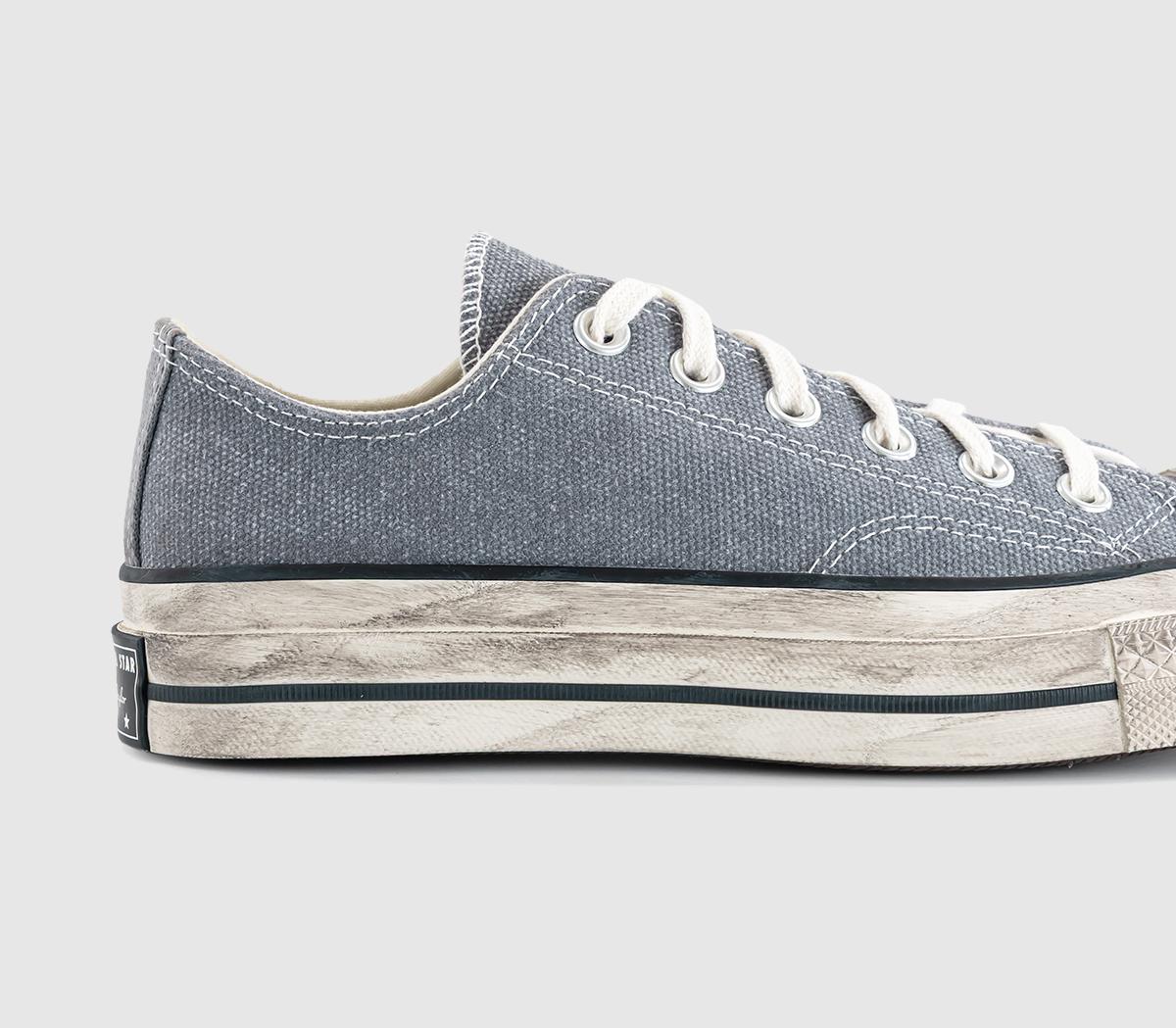 ConverseAll Star Ox 70 S TrainersWashed Classic Grey Egret Black