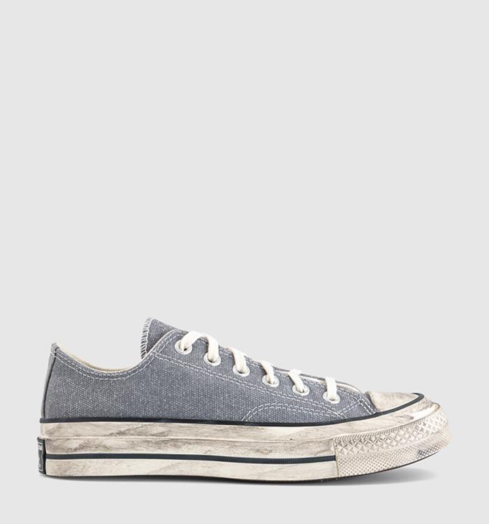 Converse All Star Ox 70 S Trainers Washed Classic Grey Egret Black