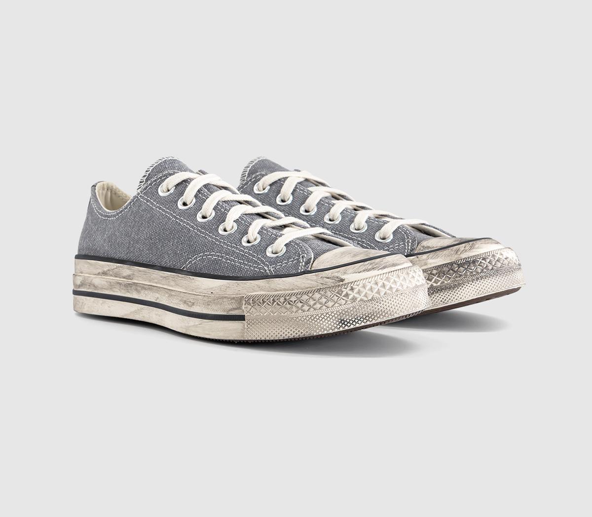 ConverseAll Star Ox 70 S TrainersWashed Classic Grey Egret Black