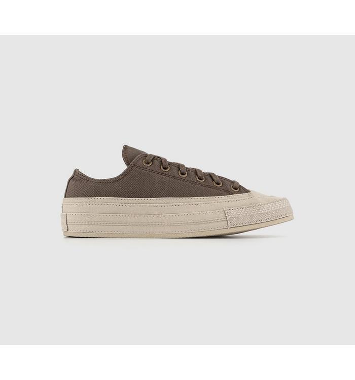 converse all star ox 70 trainers brown renew