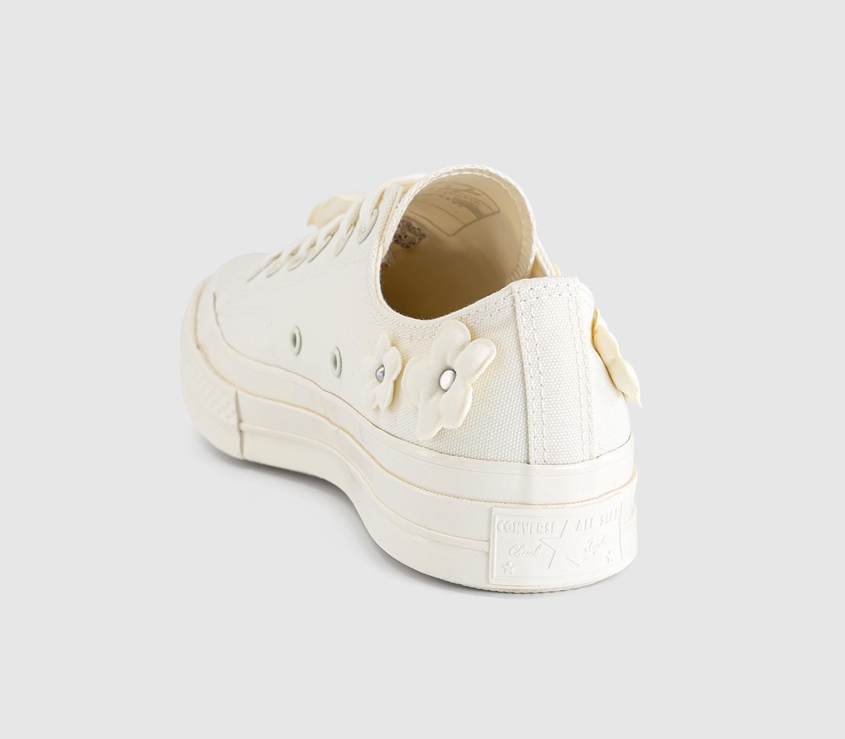 ConverseAll Star OX 70 S TrainersEgret Egret Classic Ecru Flower