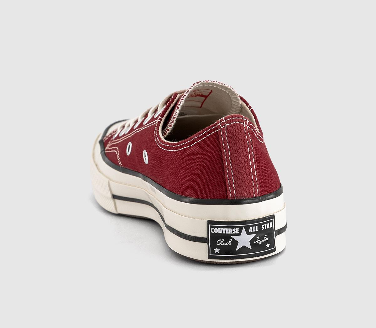ConverseAll Star Ox 70s Trainers ConverseAll Star Ox 70s TrainersPark Red Egret Black