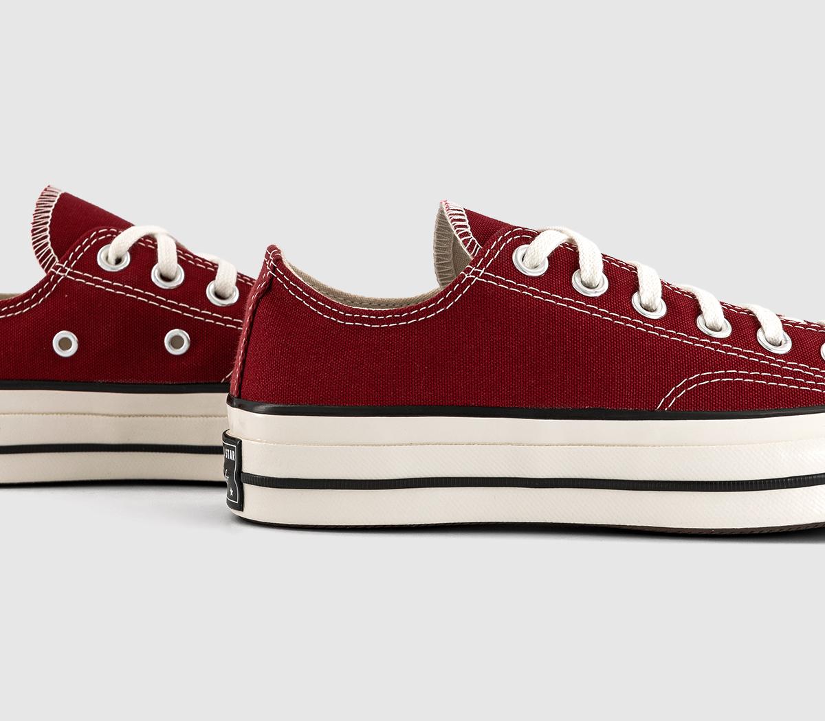 ConverseAll Star Ox 70s Trainers ConverseAll Star Ox 70s TrainersPark Red Egret Black