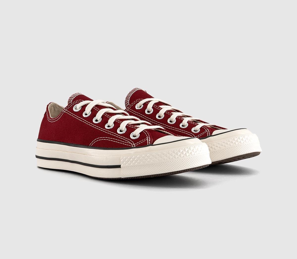 ConverseAll Star Ox 70s Trainers ConverseAll Star Ox 70s TrainersPark Red Egret Black
