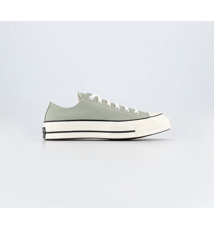 Converse All Star Ox 70s Mens Green, White And Black Trainers, Size: 6.5