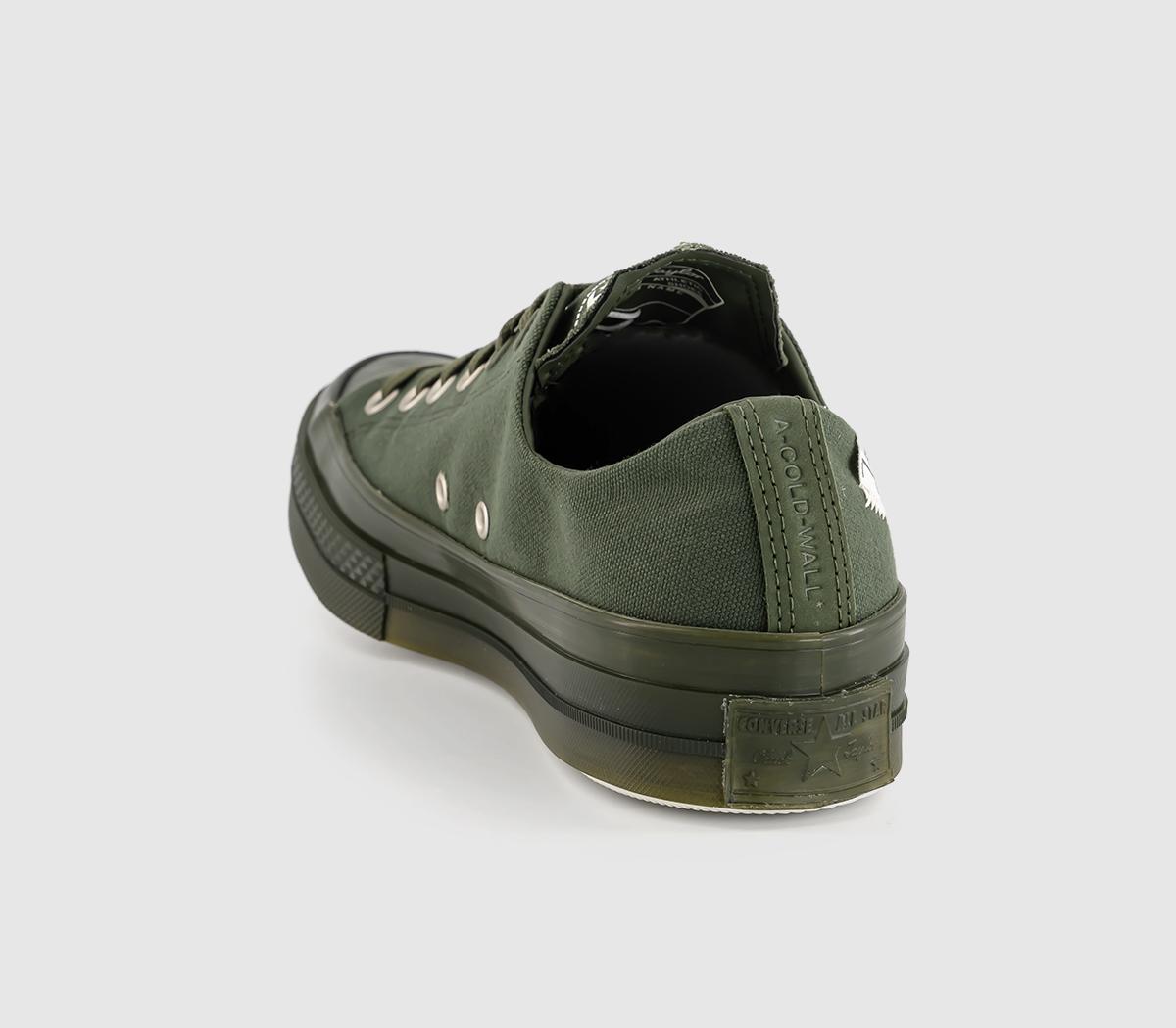 ConverseAll Star Ox 70s Trainers Acw Rifle Green Silver Birch