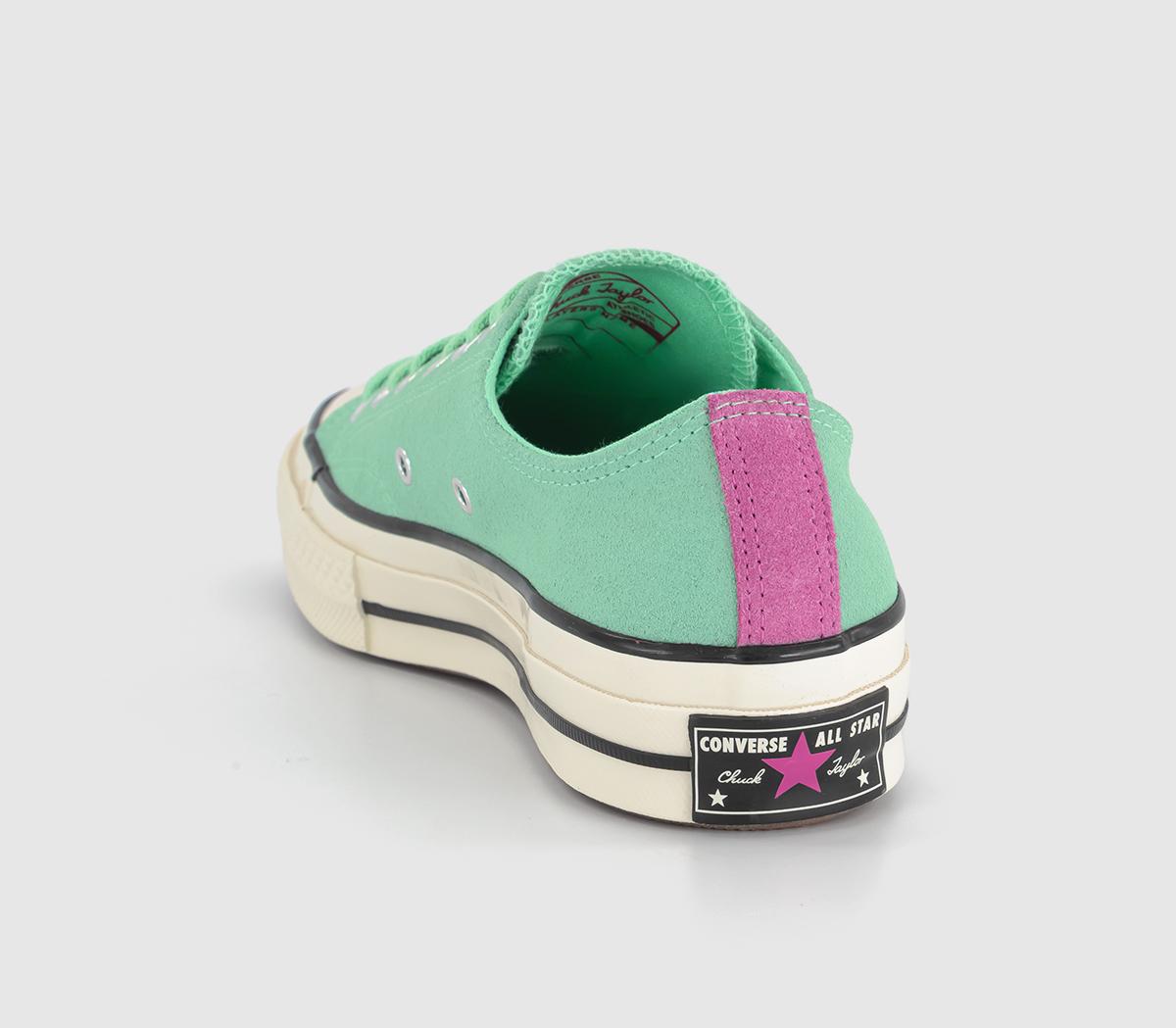 ConverseAll Star Ox 70 TrainersPrism Green Chaos Fuchsia Egret