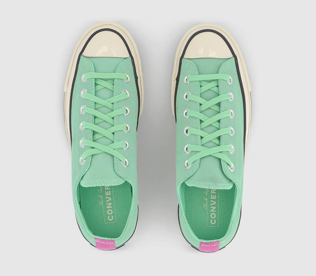 ConverseAll Star Ox 70 TrainersPrism Green Chaos Fuchsia Egret