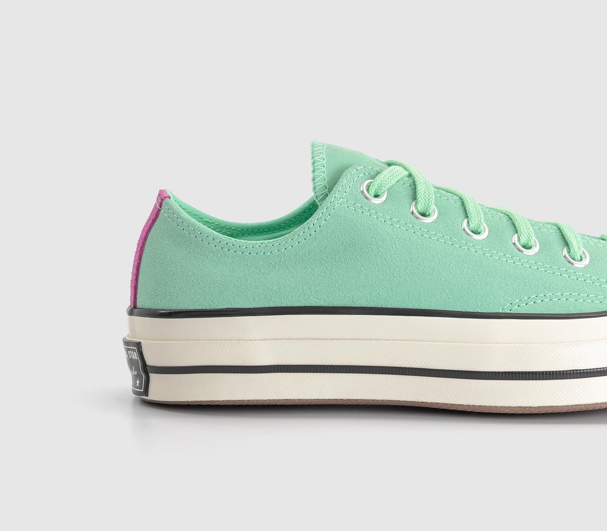 ConverseAll Star Ox 70 TrainersPrism Green Chaos Fuchsia Egret