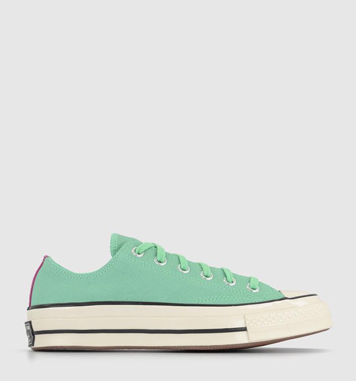 Converse All Star Ox 70 Trainers Prism Green Chaos Fuchsia Egret