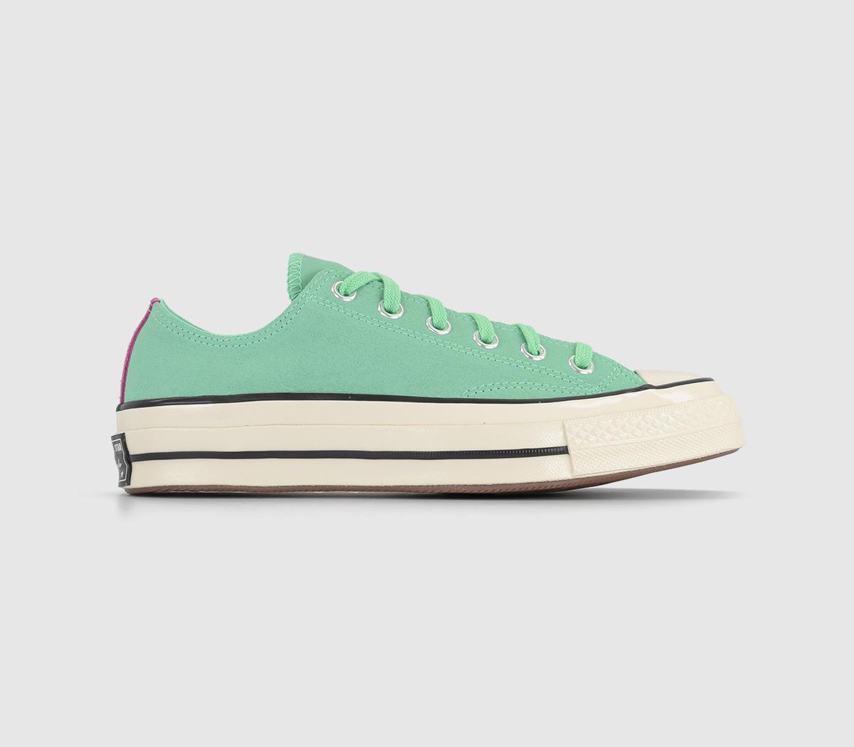 All Star Ox 70s Trainers Prism Green Chaos Fuchsia Egret
