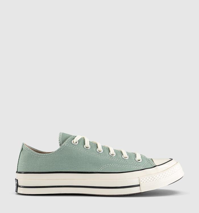 Converse All Star OX 70s Trainers Thyme Again Egret Black