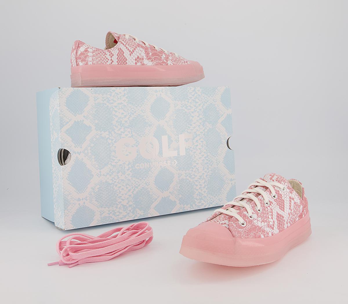 Converse All Star Ox 70s Trainers Converse All Star Ox 70s Trainers Golf Wang Pink Dogwood Vintage White