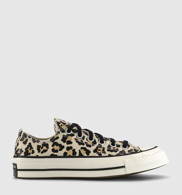 Converse All Star Ox 70s Trainers Driftwood Light Fawn Black