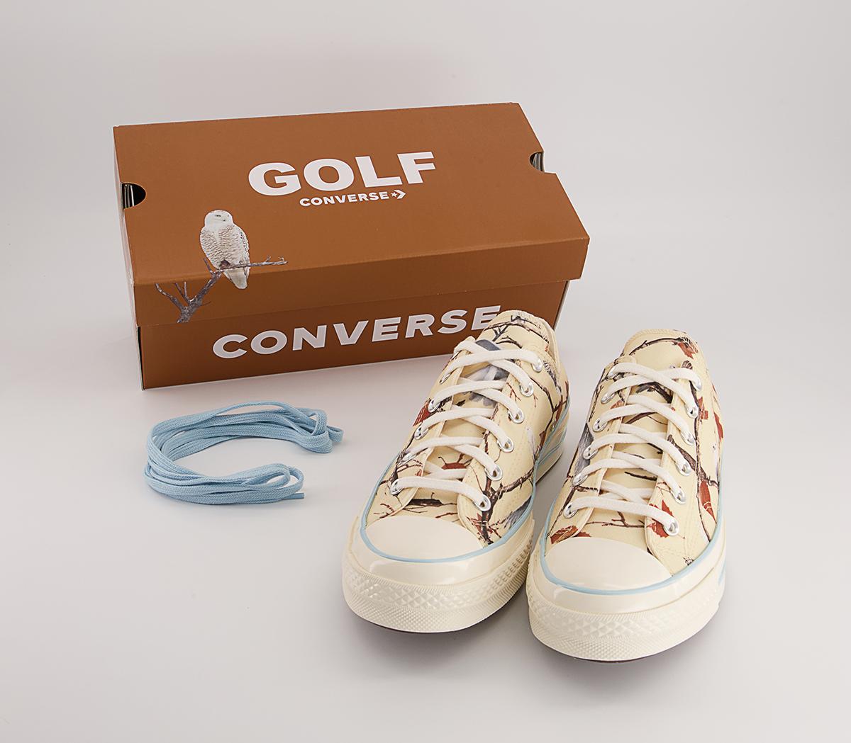 Converse All Star Ox 70s Trainers Converse All Star Ox 70s Trainers Gw Owl Camo Egret