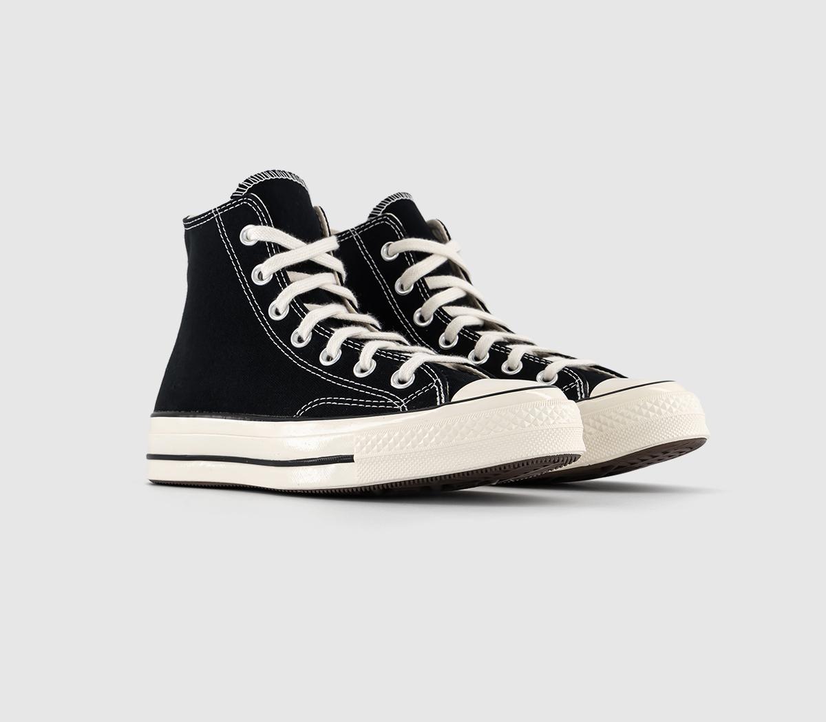 Converse Unisex Iconic All Star Hi 70’s Black Trainers, 4.5