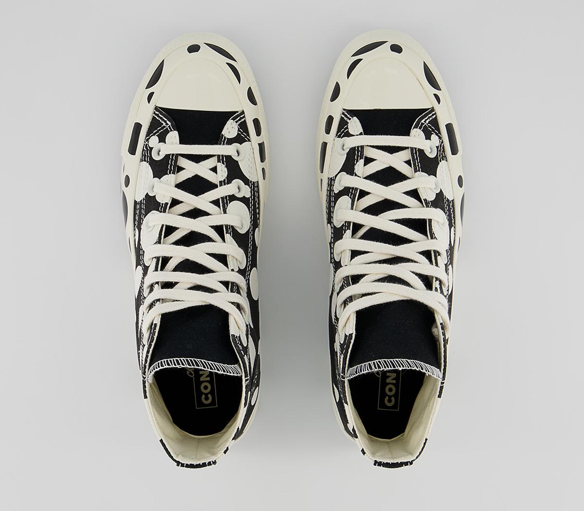 Converse All Star Hi 70s Trainers Converse All Star Hi 70s Trainers Black Polka Dot
