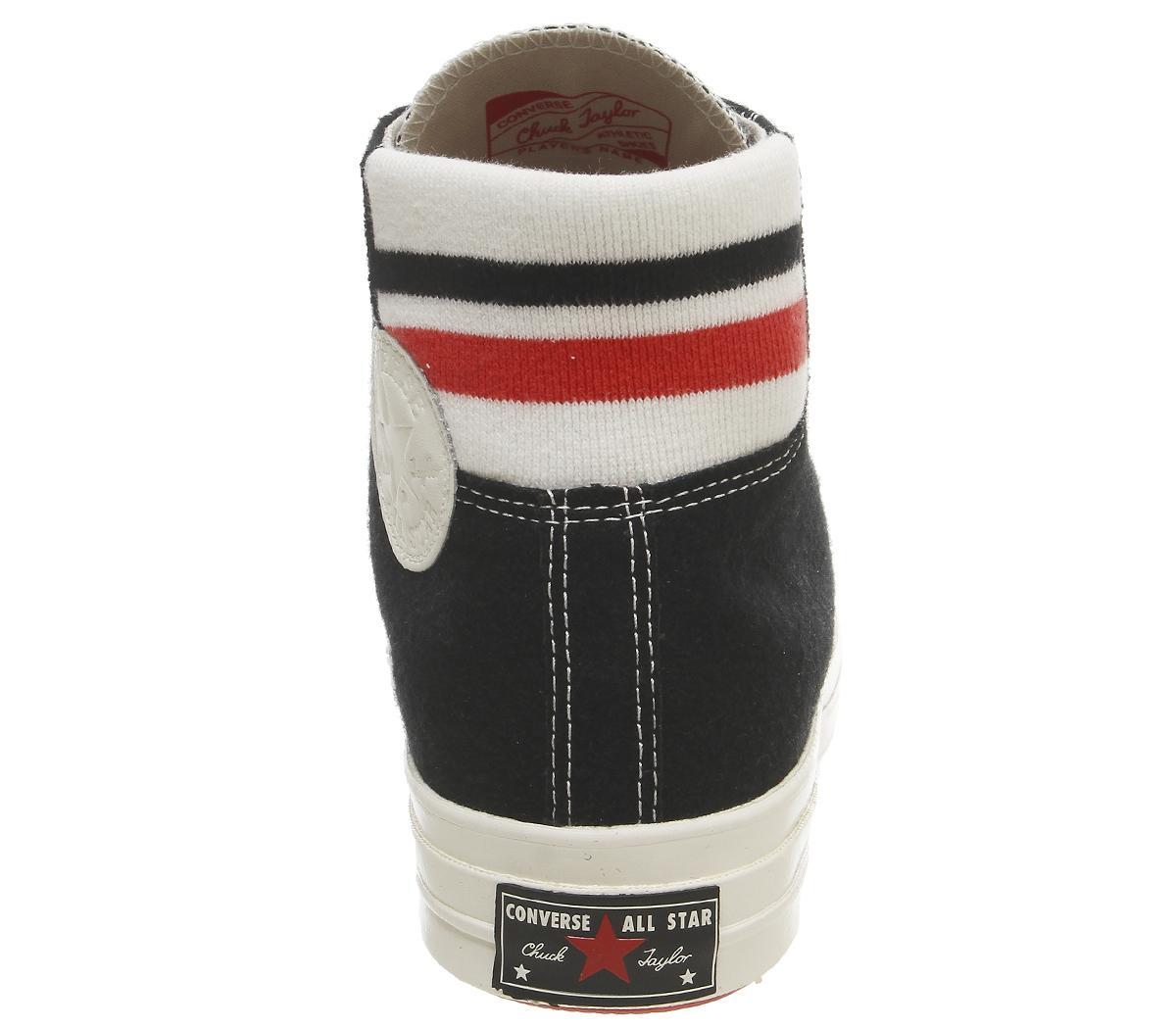 ConverseAll Star Hi 70's TrainersBlack Sedona Red Egret