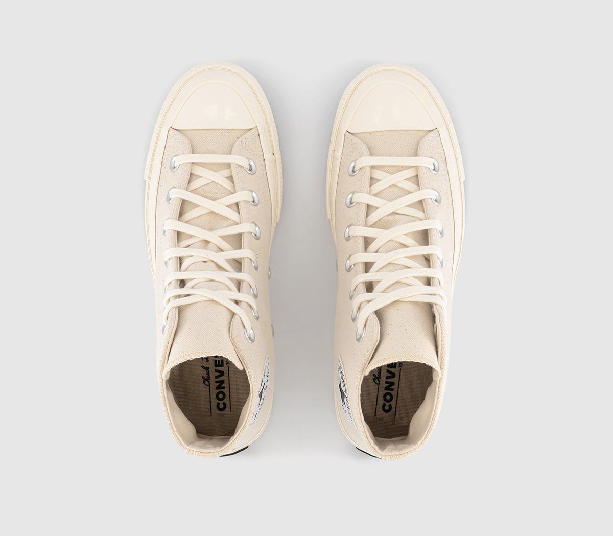 ConverseAll Star Chuck 70 Hi Trainers ConverseAll Star Chuck 70 Hi TrainersNatural Black Egret