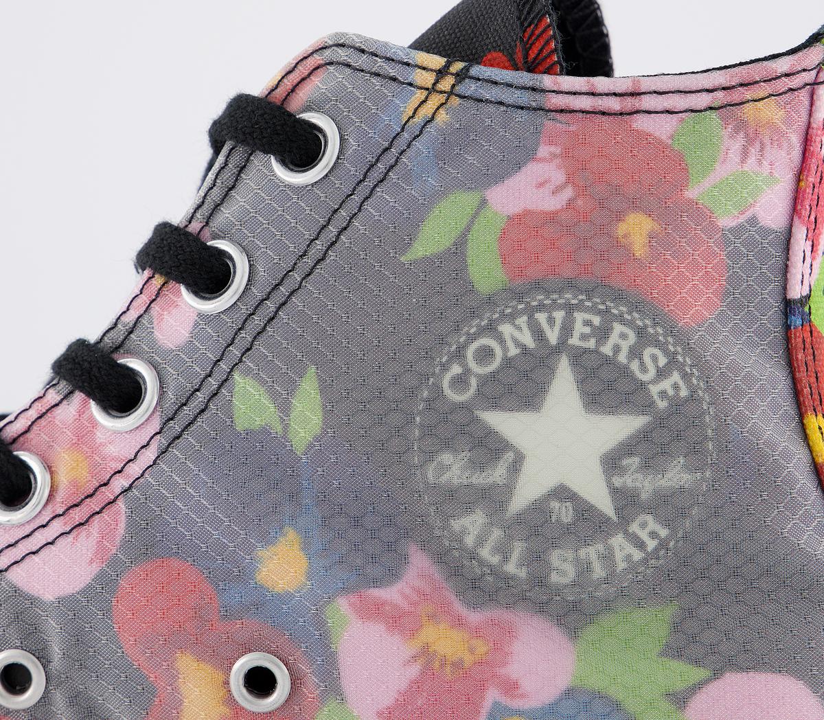 ConverseAll Star Hi 70s TrainersBlack Multi Egret Floral Exclusive