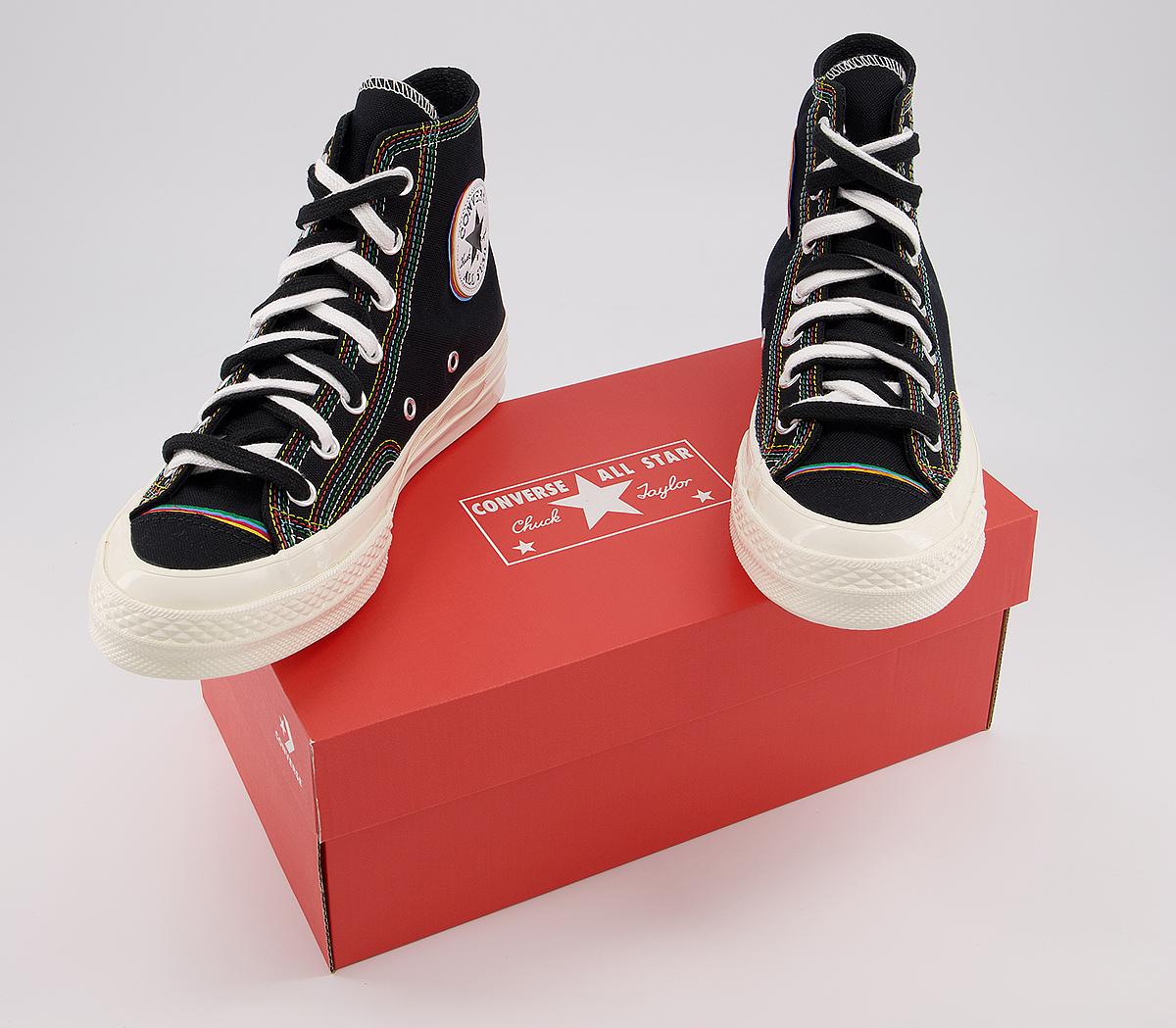Converse All Star Hi 70 S Trainers Black Multi Egret Layers Exclusive ...