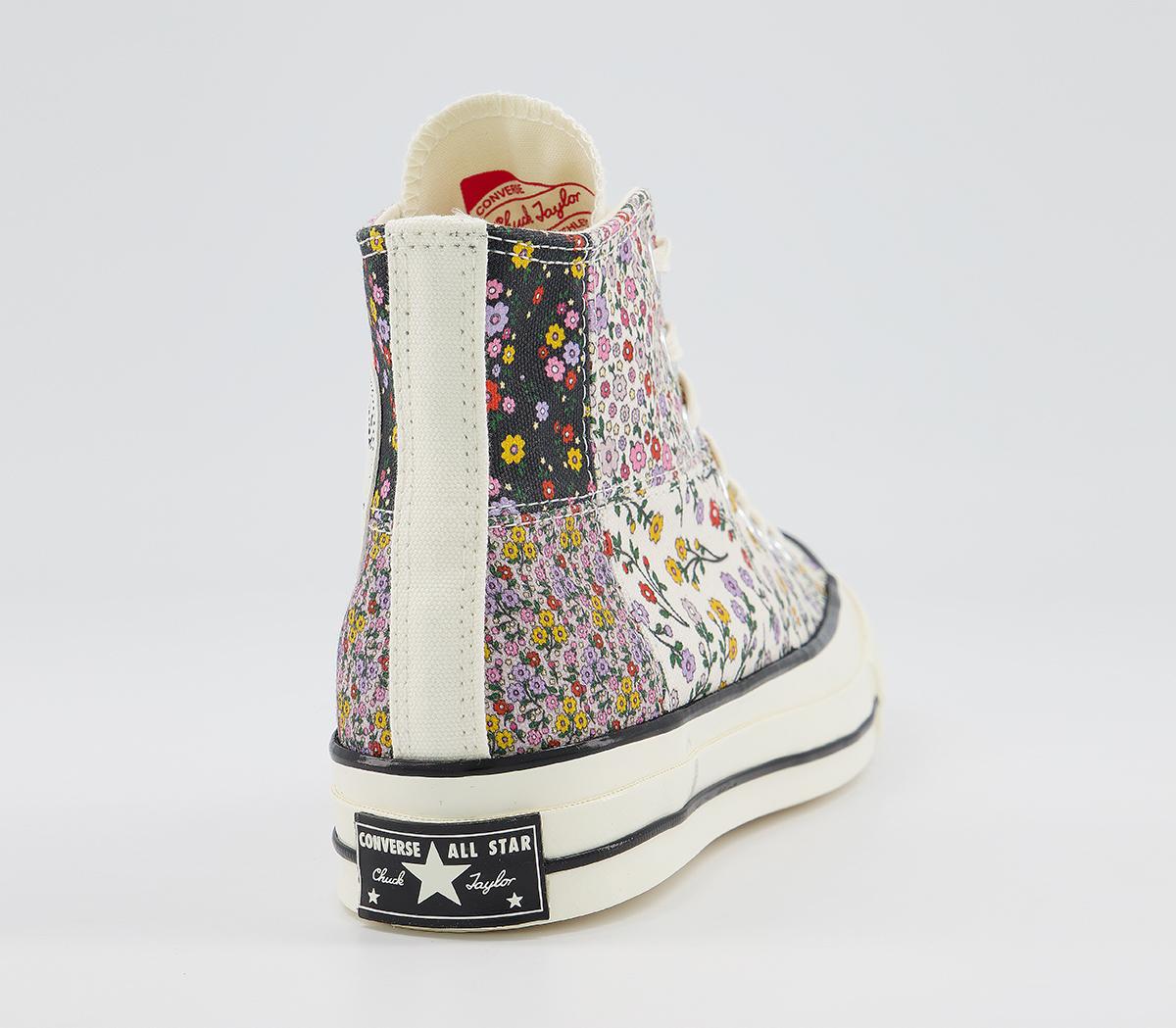 ConverseAll Star Hi 70s TrainersEgret Multi Black Floral Exclusive