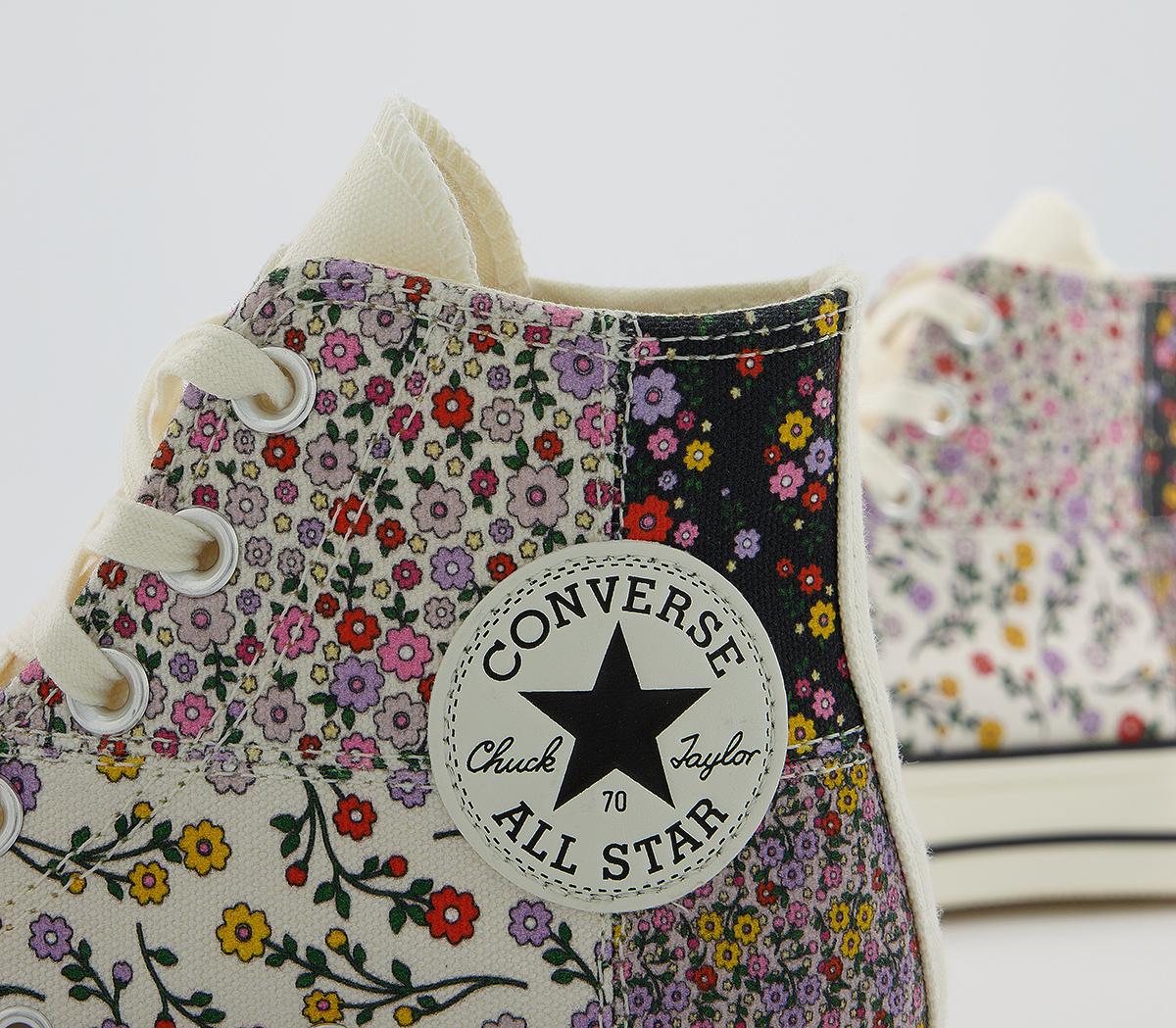 ConverseAll Star Hi 70s TrainersEgret Multi Black Floral Exclusive
