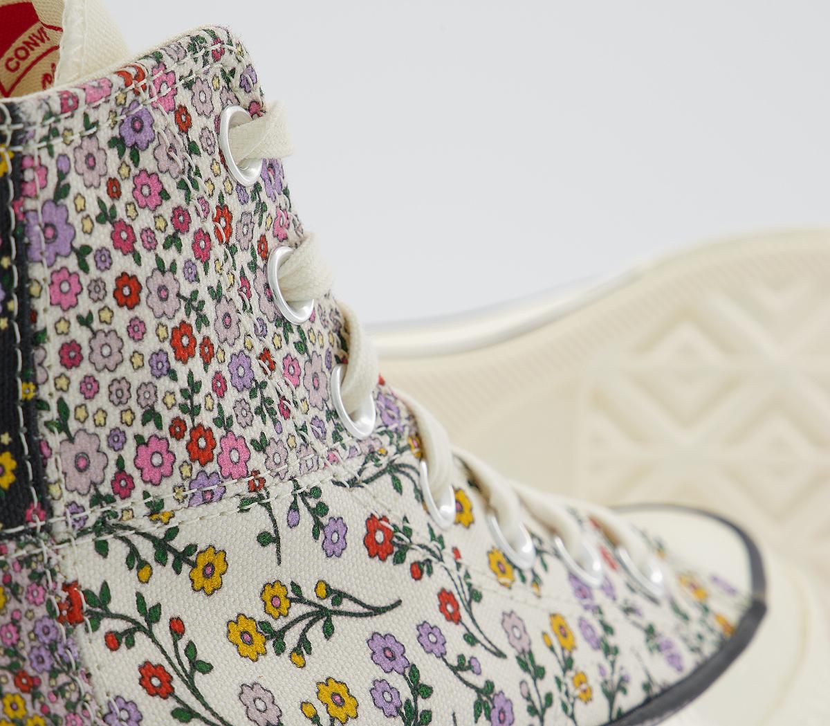 ConverseAll Star Hi 70s TrainersEgret Multi Black Floral Exclusive