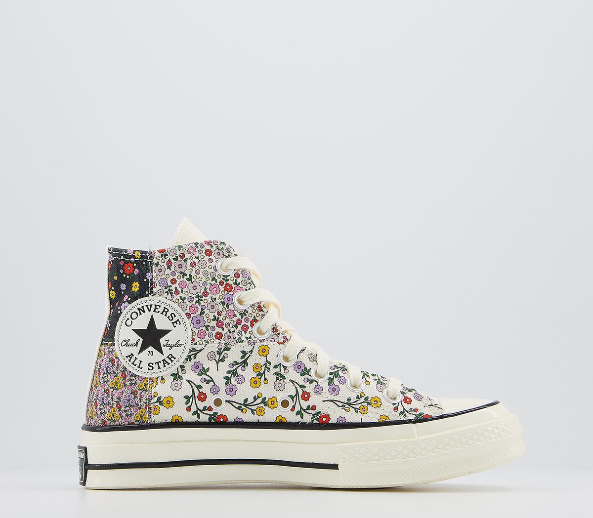ConverseAll Star Hi 70s TrainersEgret Multi Black Floral Exclusive
