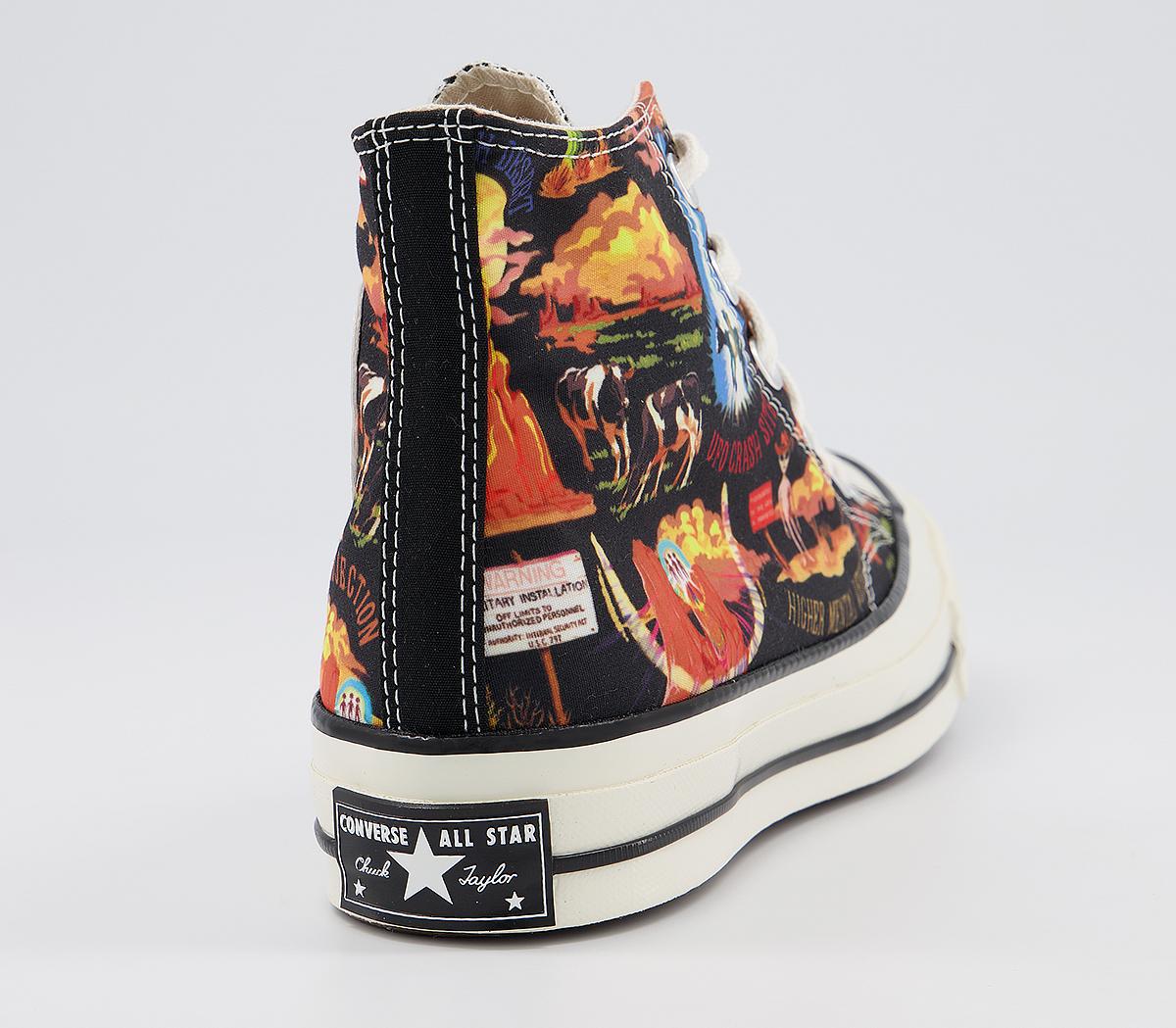 ConverseAll Star Hi 70s TrainersTwisted Resort Black