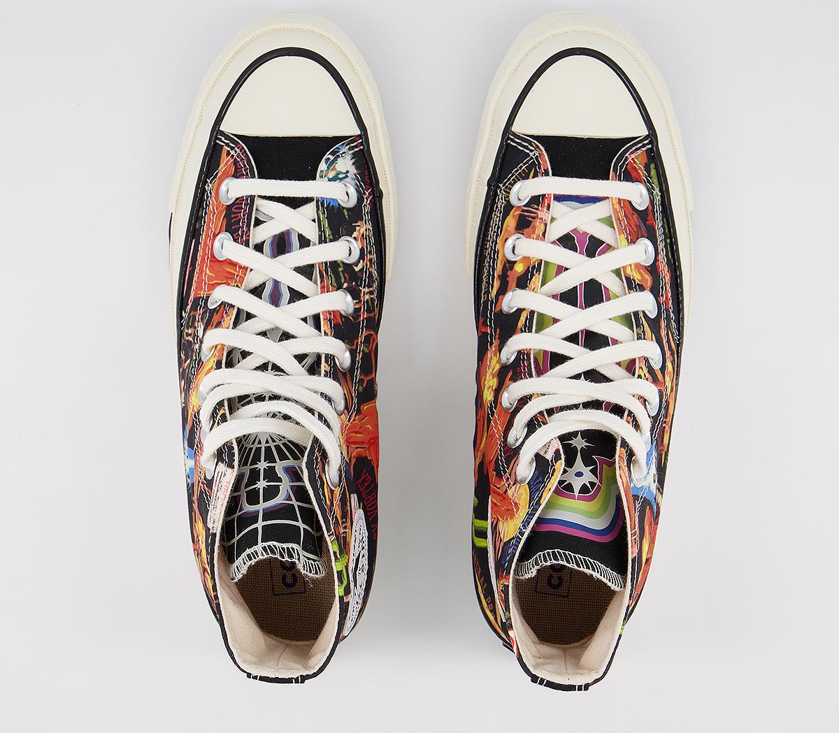 ConverseAll Star Hi 70s TrainersTwisted Resort Black