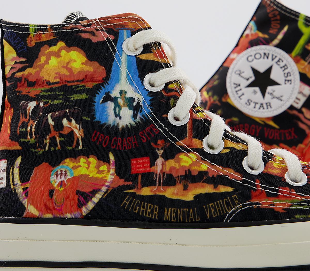 ConverseAll Star Hi 70s TrainersTwisted Resort Black