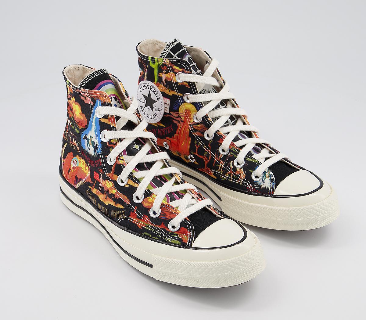 ConverseAll Star Hi 70s TrainersTwisted Resort Black